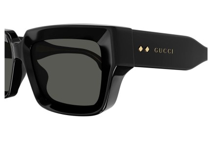 Okulary przeciwsłoneczne Gucci GG1529S 001 Kwadratowe Czarne