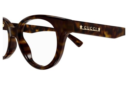 Okulary korekcyjne Gucci GG1590O 005 Okrągłe Havana