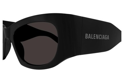 Okulary przeciwsłoneczne Balenciaga BB0327S 001 Kwadratowe Czarne