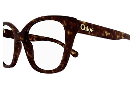 Okulary korekcyjne Chloe CH0241O 002 Kwadratowe Havana