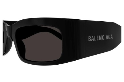 Okulary przeciwsłoneczne Balenciaga BB0328S 001 Kwadratowe Czarne