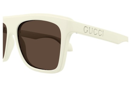 Okulary przeciwsłoneczne Gucci GG1570S 003 Prostokątne Białe