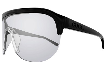 Okulary przeciwsłoneczne Gucci GG1645S 003 Pojedyncze | Shield Czarne