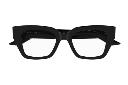 Okulary korekcyjne Alexander McQueen AM0453O 001 Kocie oczy Czarne