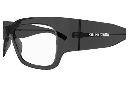 Okulary korekcyjne Balenciaga BB0332O 004 Kwadratowe Szare