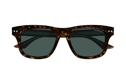 Okulary przeciwsłoneczne Mont Blanc MB0319S 002 Kwadratowe Havana