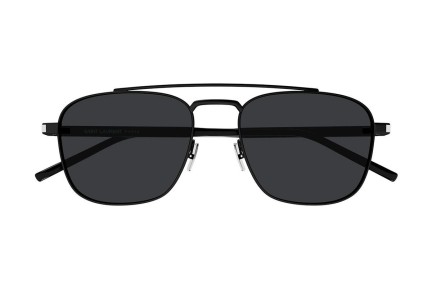 Okulary przeciwsłoneczne Saint Laurent SL665 001 Pilotki (Aviator) Czarne