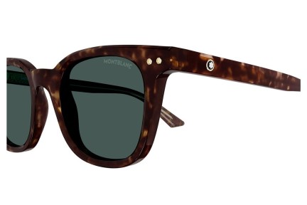 Okulary przeciwsłoneczne Mont Blanc MB0320S 002 Owalne Havana