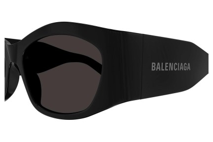 Okulary przeciwsłoneczne Balenciaga BB0329S 001 Prostokątne Czarne