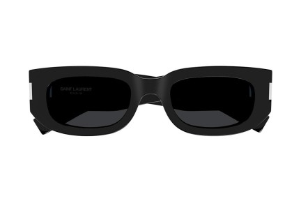 Okulary przeciwsłoneczne Saint Laurent SL697 001 Owalne Czarne