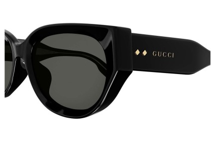 Okulary przeciwsłoneczne Gucci GG1532SA 001 Kocie oczy Czarne