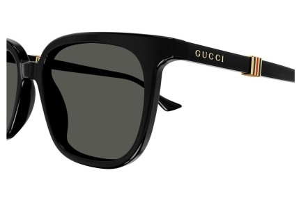 Okulary przeciwsłoneczne Gucci GG1493S 001 Kwadratowe Czarne