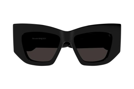 Okulary przeciwsłoneczne Alexander McQueen AM0448S 001 Kocie oczy Czarne