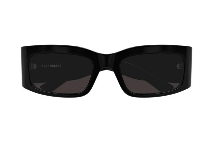 Okulary przeciwsłoneczne Balenciaga BB0328S 001 Kwadratowe Czarne