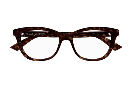 Okulary korekcyjne Alexander McQueen AM0461O 002 Kocie oczy Havana