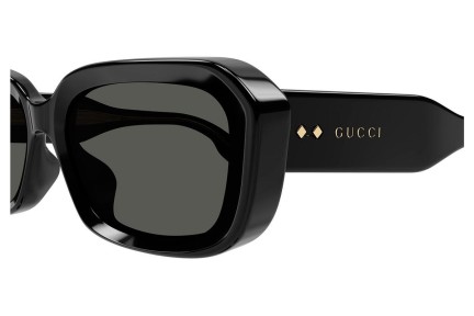 Okulary przeciwsłoneczne Gucci GG1531SK 001 Prostokątne Czarne