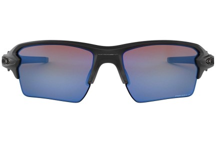 Okulary przeciwsłoneczne Oakley Flak 2.0 XL OO9188-58 PRIZM Polarized Prostokątne Czarne