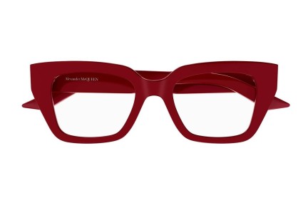 Okulary korekcyjne Alexander McQueen AM0453O 003 Kocie oczy Czerwone