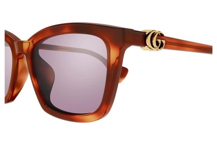 Okulary przeciwsłoneczne Gucci GG1596SK 004 Prostokątne Havana