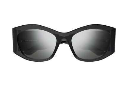 Okulary przeciwsłoneczne Balenciaga BB0329S 003 Prostokątne Szare