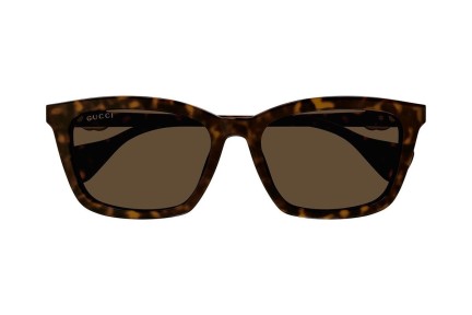 Okulary przeciwsłoneczne Gucci GG1596SK 003 Prostokątne Havana