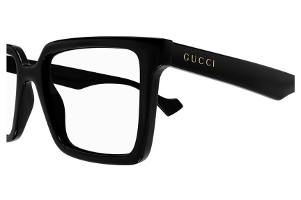 Okulary korekcyjne Gucci GG1540O 005 Kwadratowe Czarne