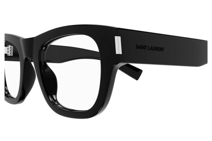 Okulary korekcyjne Saint Laurent SL698 001 Prostokątne Czarne