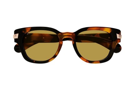 Okulary przeciwsłoneczne Gucci GG1518S 003 Okrągłe Havana