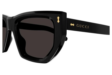 Okulary przeciwsłoneczne Gucci GG1520S 001 Kwadratowe Czarne