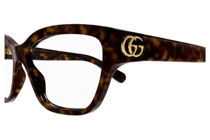 Okulary korekcyjne Gucci GG1597O 002 Kocie oczy Havana