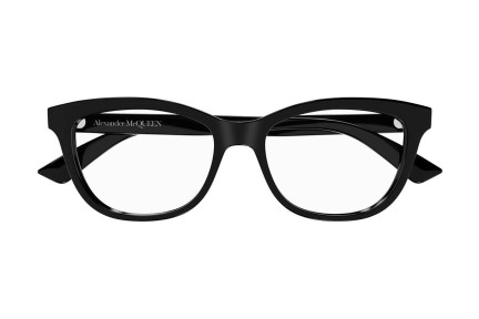 Okulary korekcyjne Alexander McQueen AM0461O 001 Kocie oczy Czarne