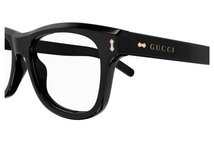 Okulary korekcyjne Gucci GG1526O 005 Kwadratowe Czarne