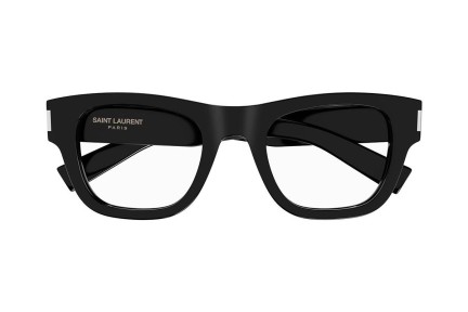 Okulary korekcyjne Saint Laurent SL698 001 Prostokątne Czarne