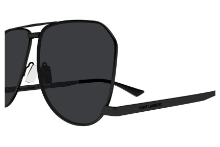 Okulary przeciwsłoneczne Saint Laurent SL690DUST 001 Pilotki (Aviator) Czarne