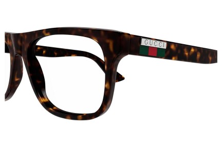 Okulary korekcyjne Gucci GG1117O 006 Kwadratowe Havana