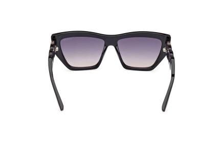 Okulary przeciwsłoneczne Guess GU00111 01B Kocie oczy Czarne