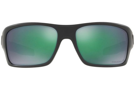 Okulary przeciwsłoneczne Oakley Turbine OO9263-45 PRIZM Polarized Prostokątne Czarne