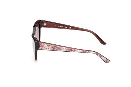 Okulary przeciwsłoneczne Guess GU00112 52F Kocie oczy Havana