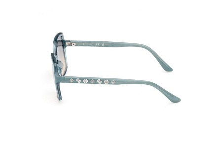 Okulary przeciwsłoneczne Guess GU00100 89W Kwadratowe Zielone