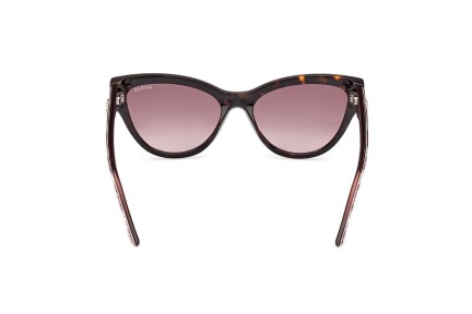 Okulary przeciwsłoneczne Guess GU00112 52F Kocie oczy Havana