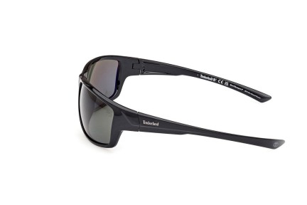 Okulary przeciwsłoneczne Timberland TB00003 01R Polarized Prostokątne Czarne