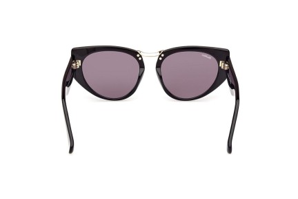 Okulary przeciwsłoneczne Max Mara MM0093 01A Kocie oczy Czarne