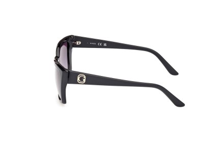 Okulary przeciwsłoneczne Guess GU00098 01B Kocie oczy Czarne