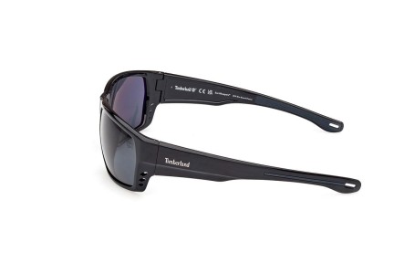 Okulary przeciwsłoneczne Timberland TB00002 01D Polarized Prostokątne Czarne