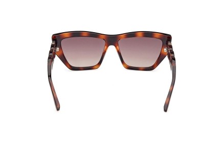 Okulary przeciwsłoneczne Guess GU00111 52F Kocie oczy Havana