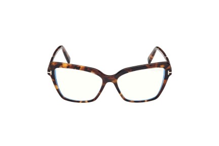 Okulary korekcyjne Tom Ford FT5948-B 052 Kocie oczy Havana