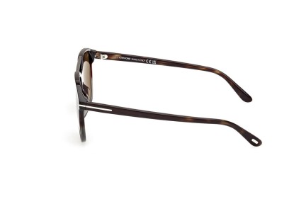 Okulary przeciwsłoneczne Tom Ford FT1098 55J Kwadratowe Havana