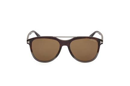 Okulary przeciwsłoneczne Tom Ford FT1098 55J Kwadratowe Havana