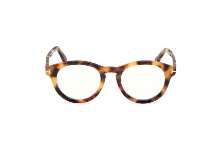 Okulary korekcyjne Tom Ford FT5940-B 053 Okrągłe Havana