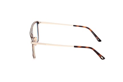 Okulary korekcyjne Tom Ford FT5944-B 056 Flat Top Havana